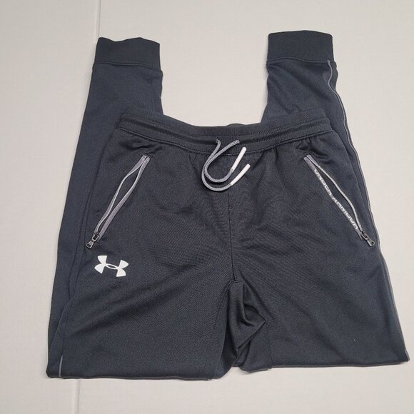 Under armour Boy’s sweatpants size Medium color gray black - Picture 1 of 4